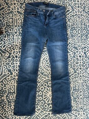 Express Blue Straight-Leg Jeans
